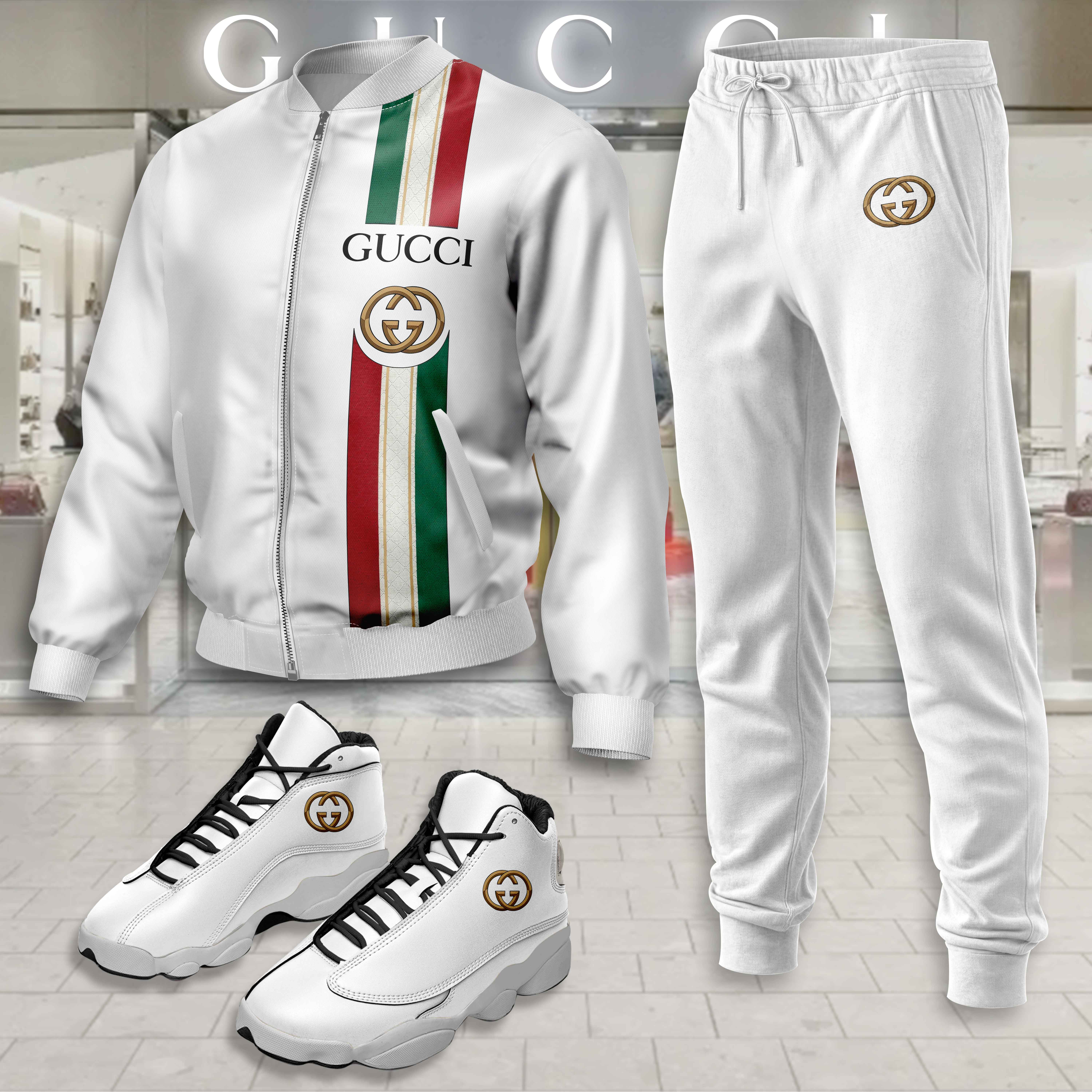 Limited Edition Winter Tracksuits Match AJ 13 Sneaker – LXB25092234LD