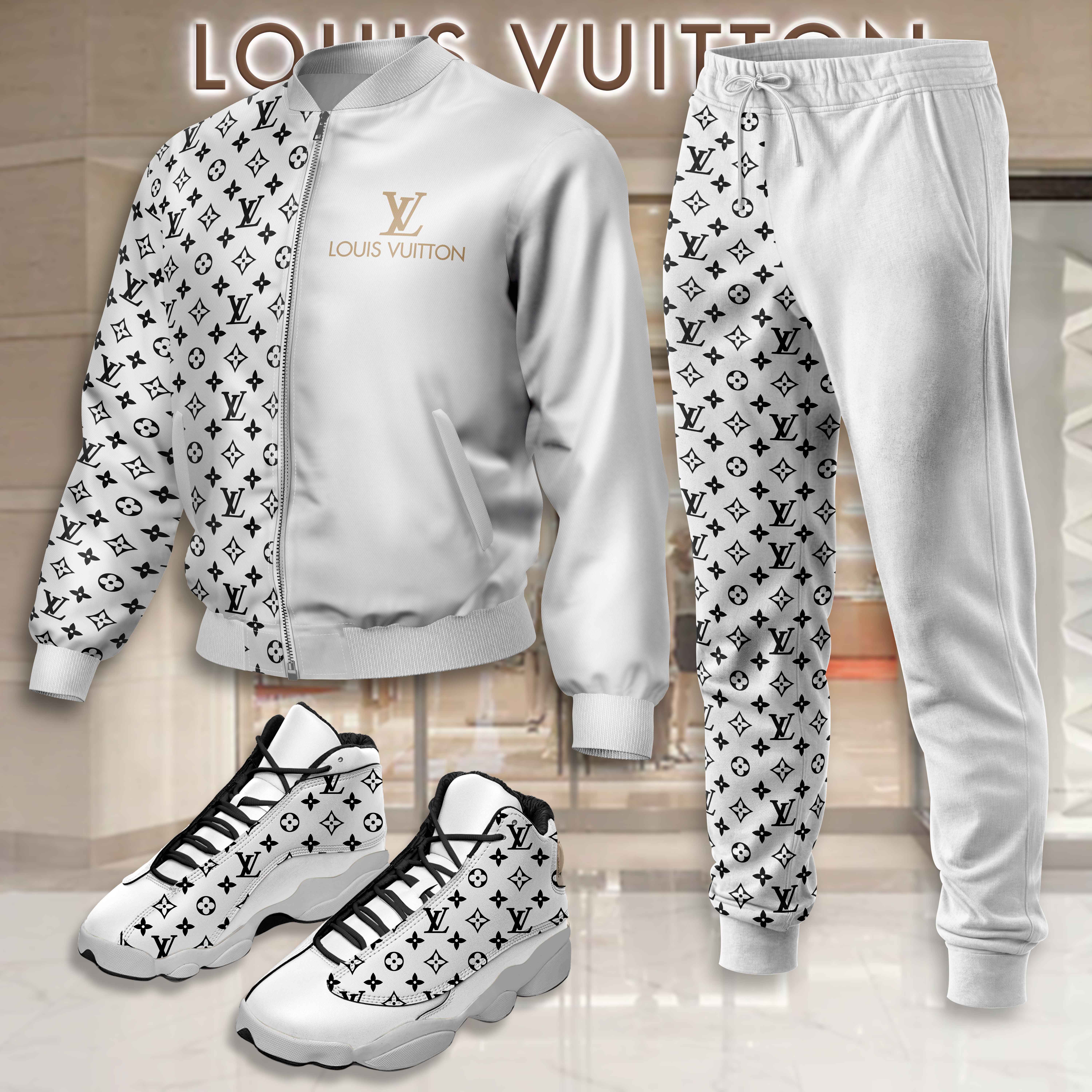 Limited Edition Winter Tracksuits Match AJ 13 Sneaker – LXB25092701LD