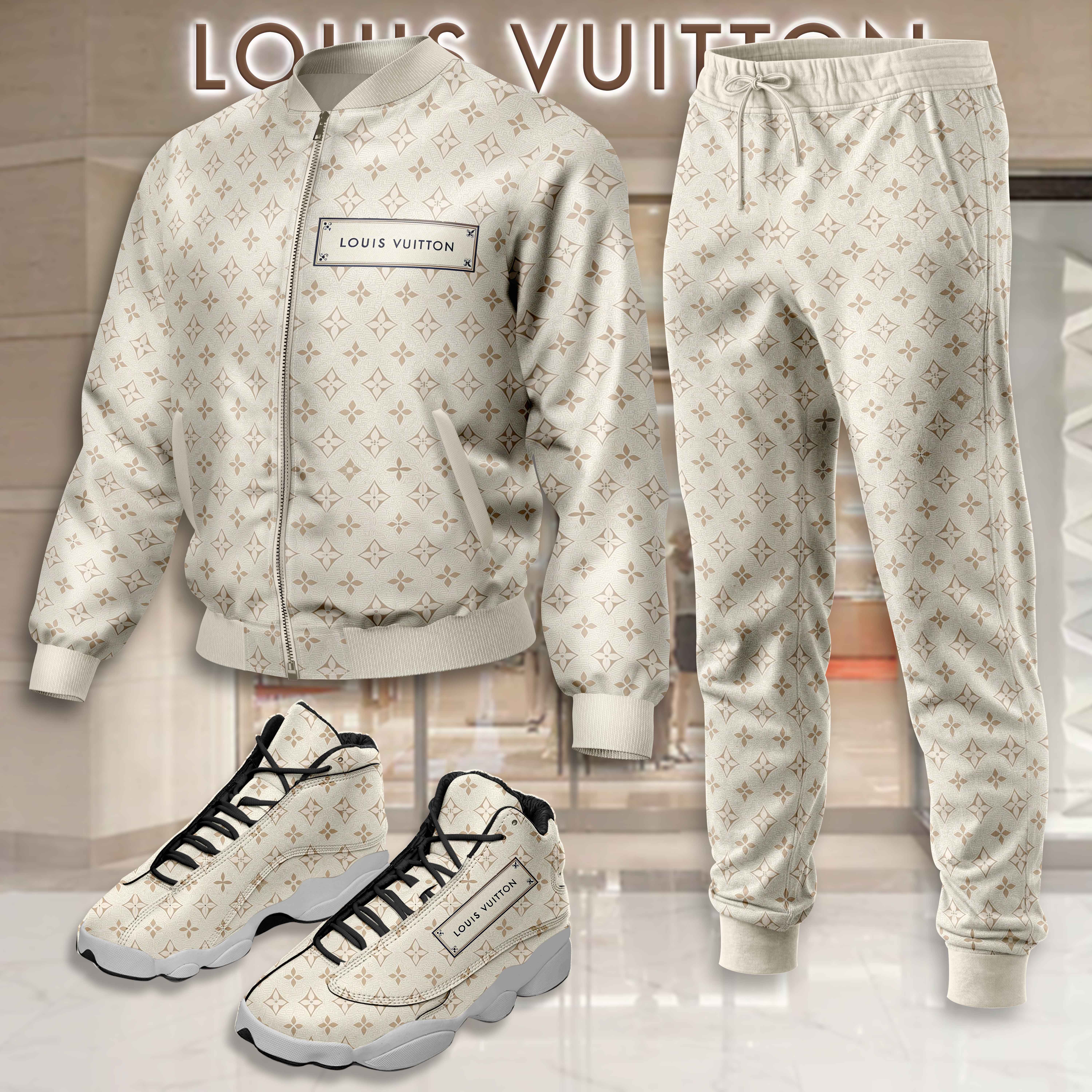 Limited Edition Winter Tracksuits Match AJ 13 Sneaker – LXB25092702LD
