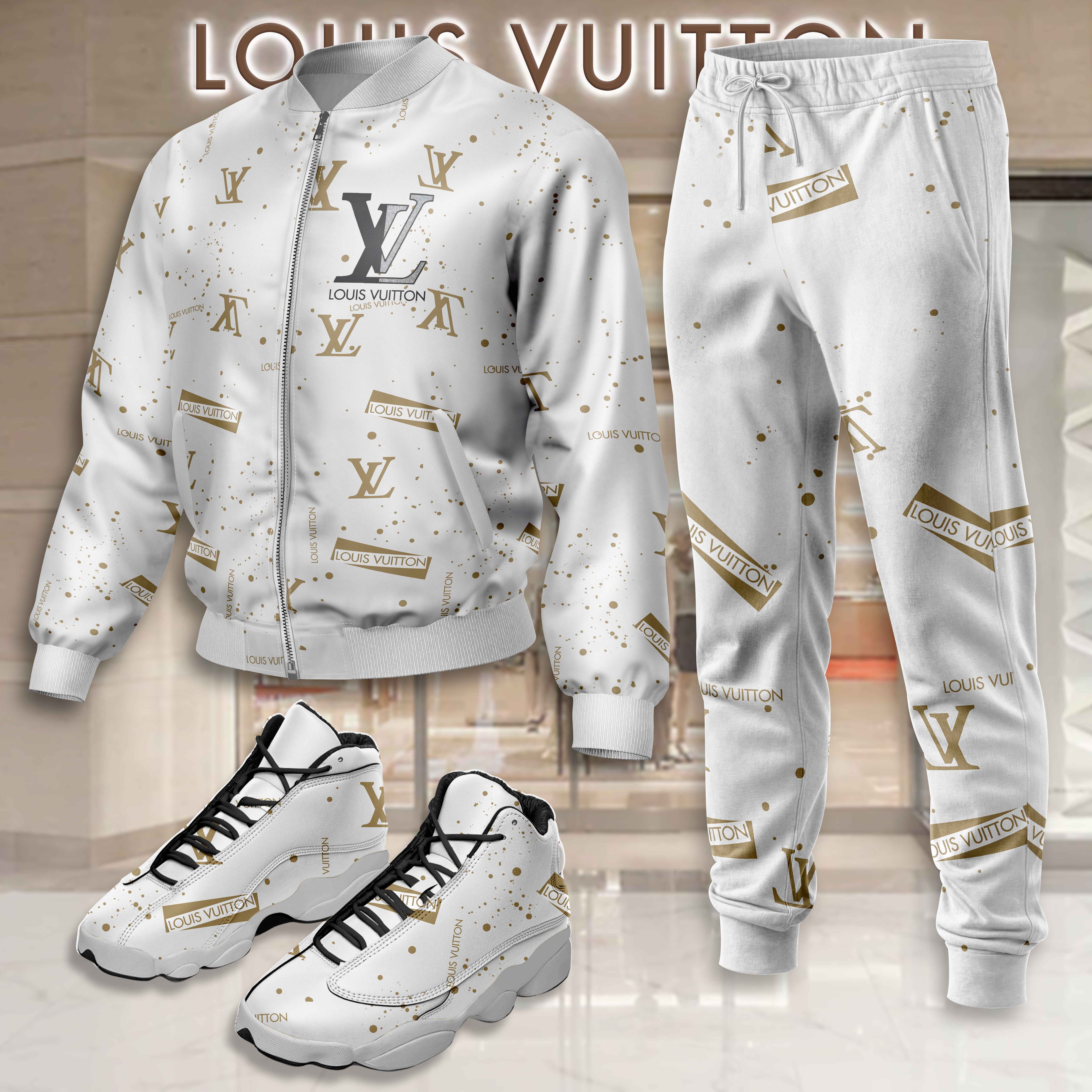Limited Edition Winter Tracksuits Match AJ 13 Sneaker – LXB25092703LD