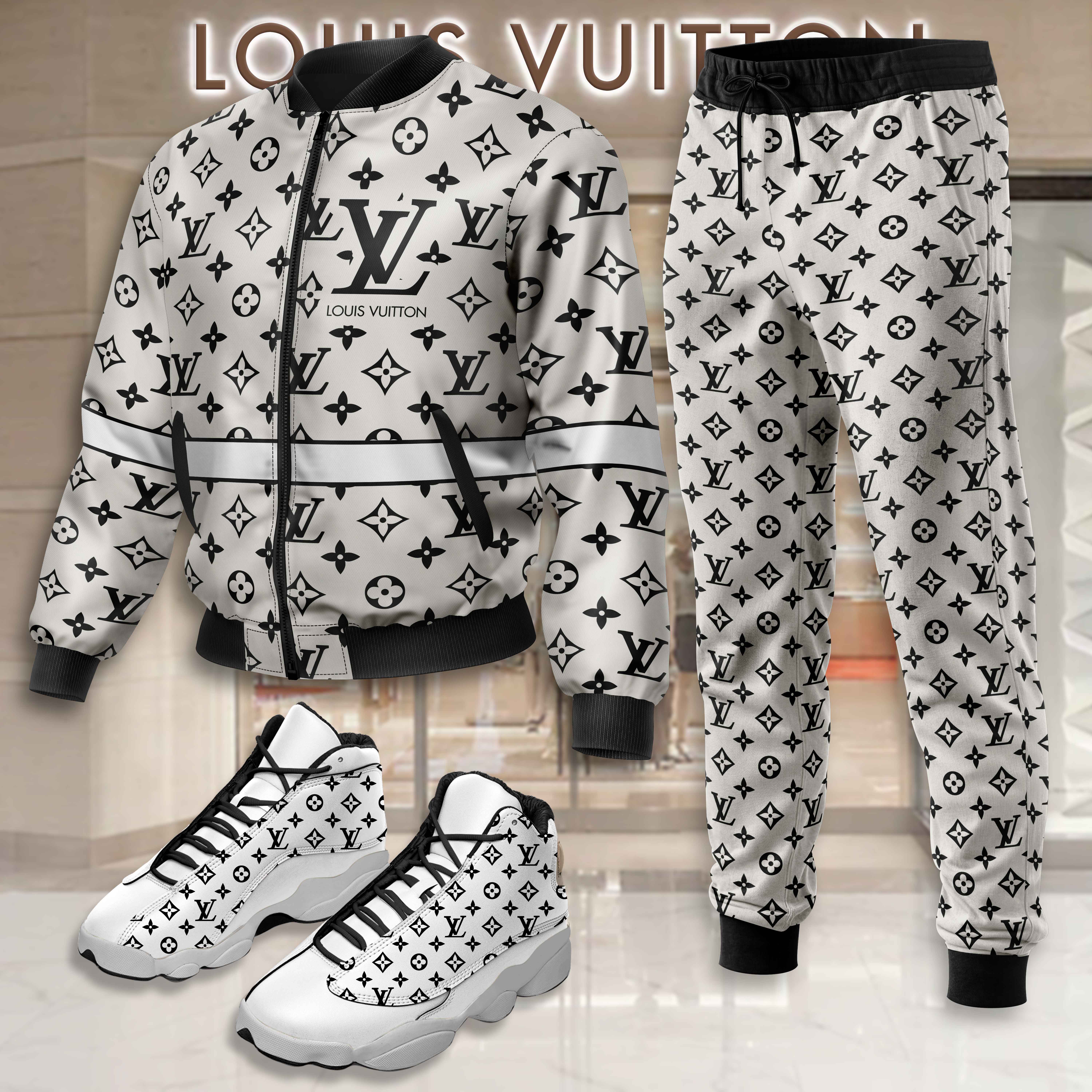 Limited Edition Winter Tracksuits Match AJ 13 Sneaker – LXB25092705LD