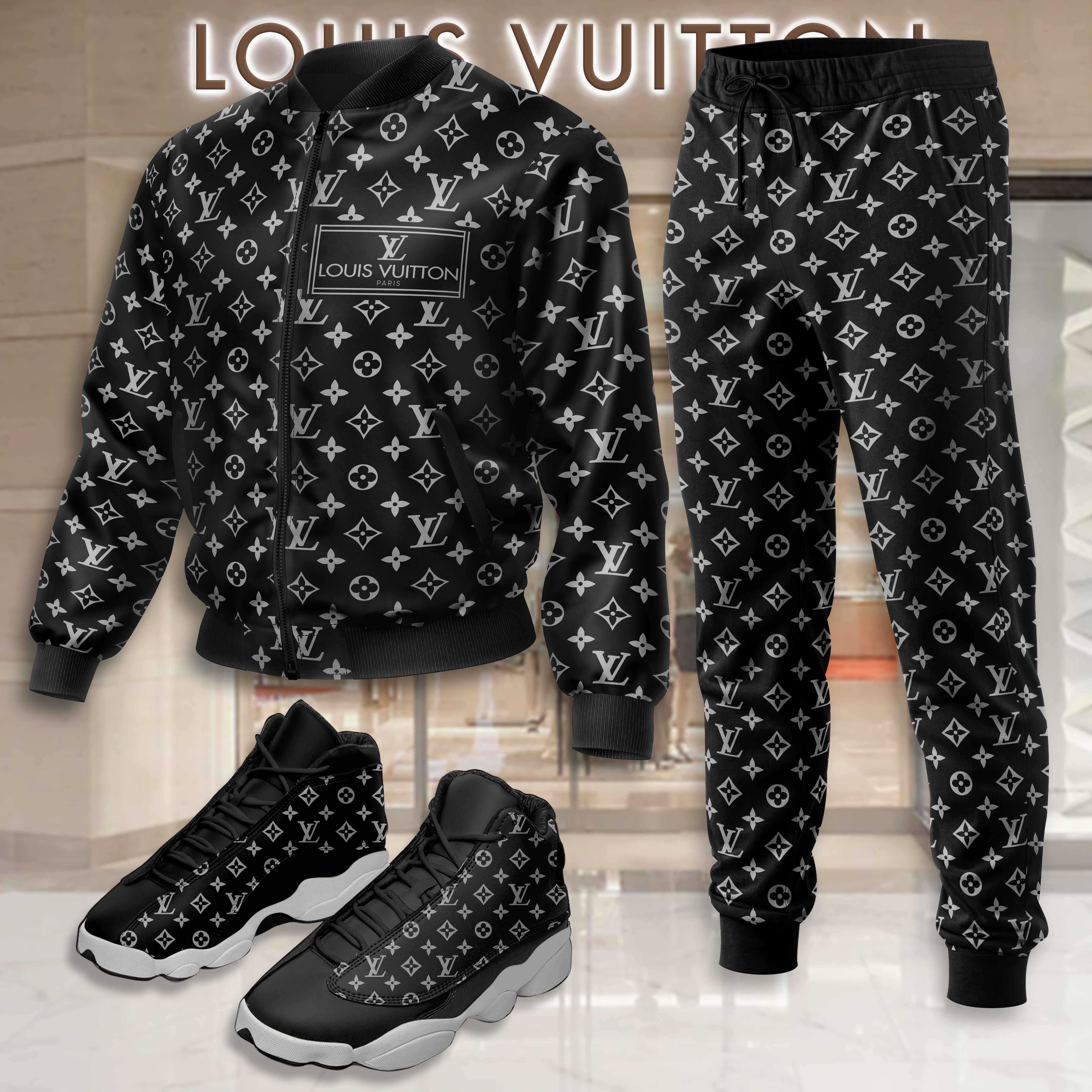 Limited Edition Winter Tracksuits Match AJ 13 Sneaker – LXB25092707LD