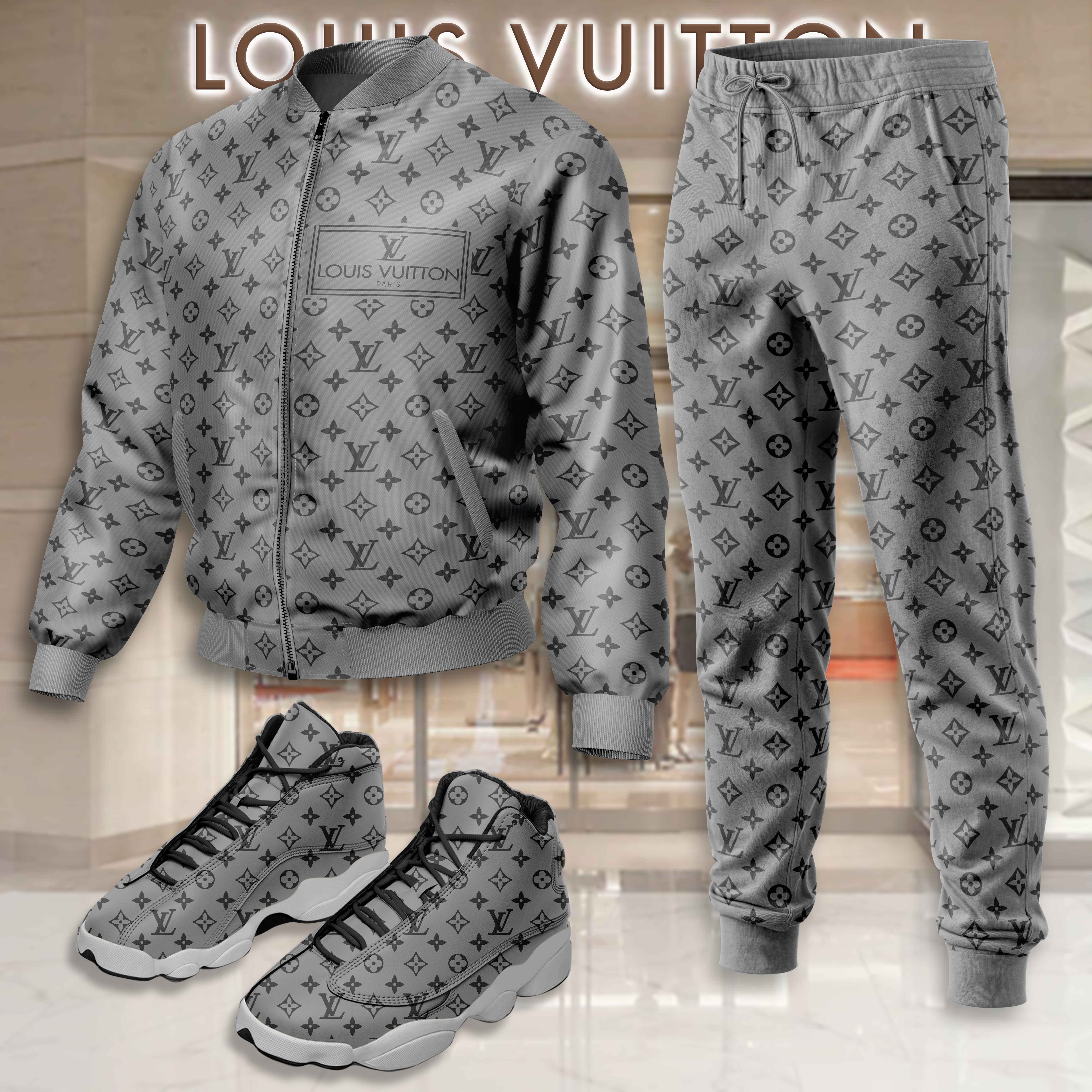 Limited Edition Winter Tracksuits Match AJ 13 Sneaker – LXB25092709LD