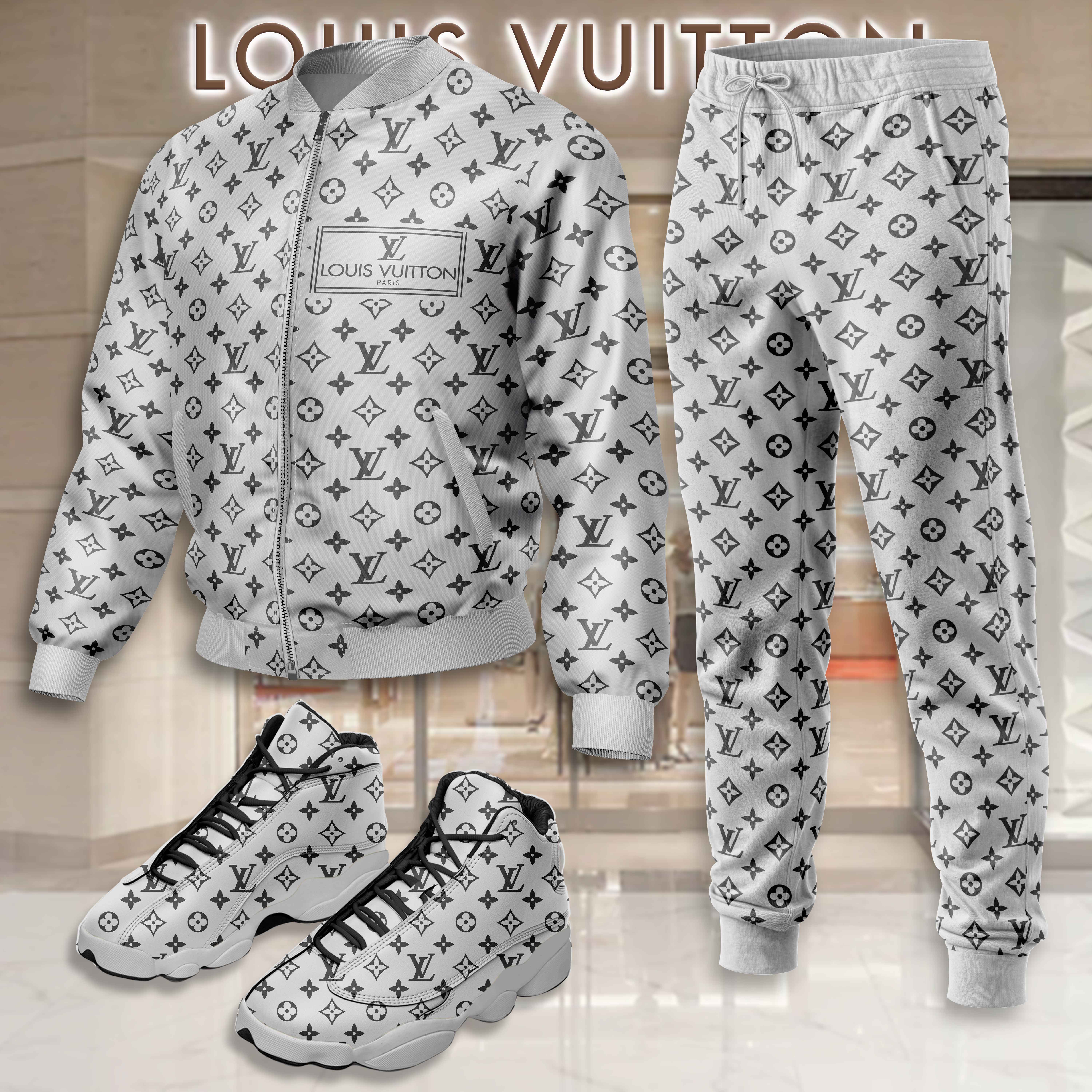 Limited Edition Winter Tracksuits Match AJ 13 Sneaker – LXB25092711LD