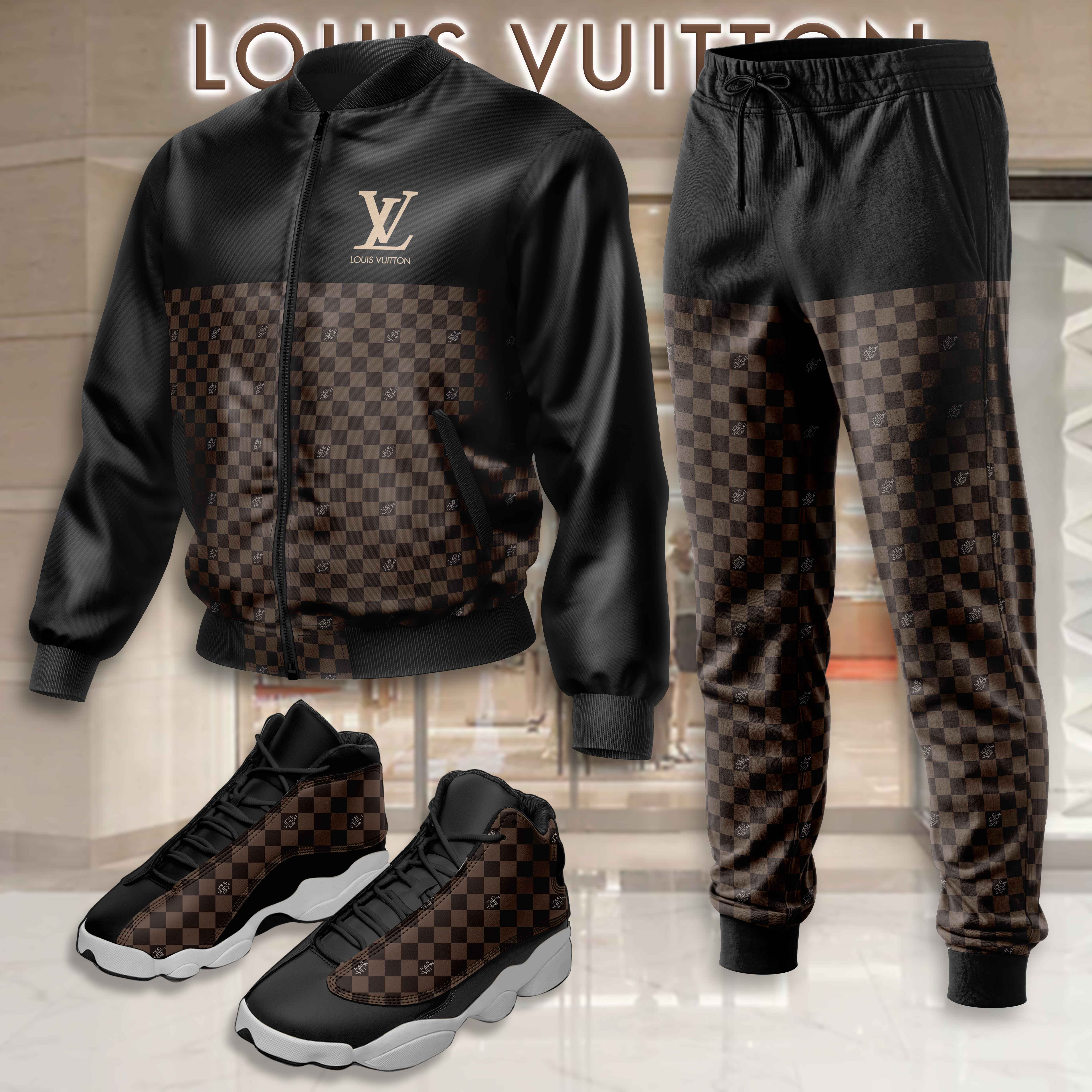 Limited Edition Winter Tracksuits Match AJ 13 Sneaker – LXB25092713LD