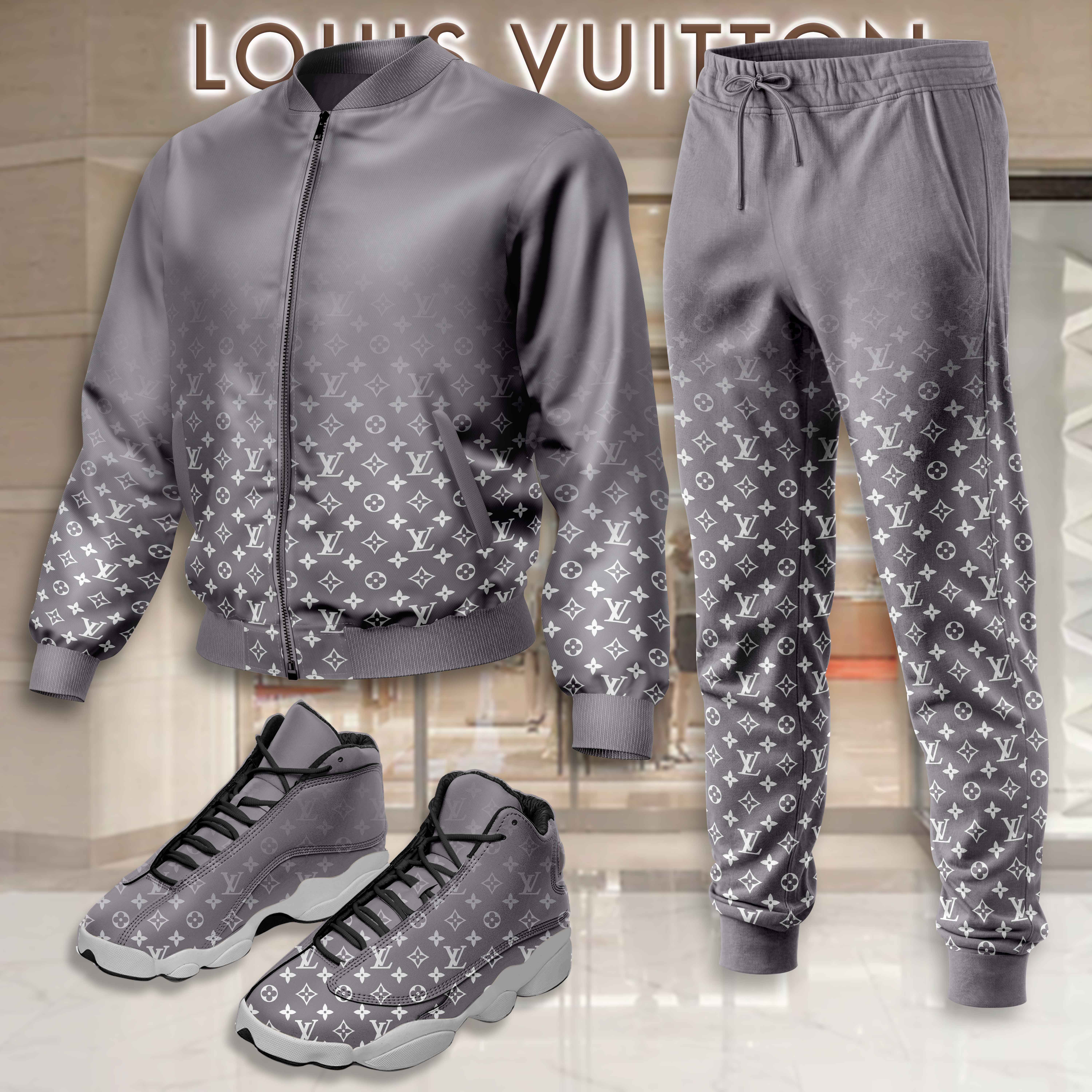 Limited Edition Winter Tracksuits Match AJ 13 Sneaker – LXB25092714LD