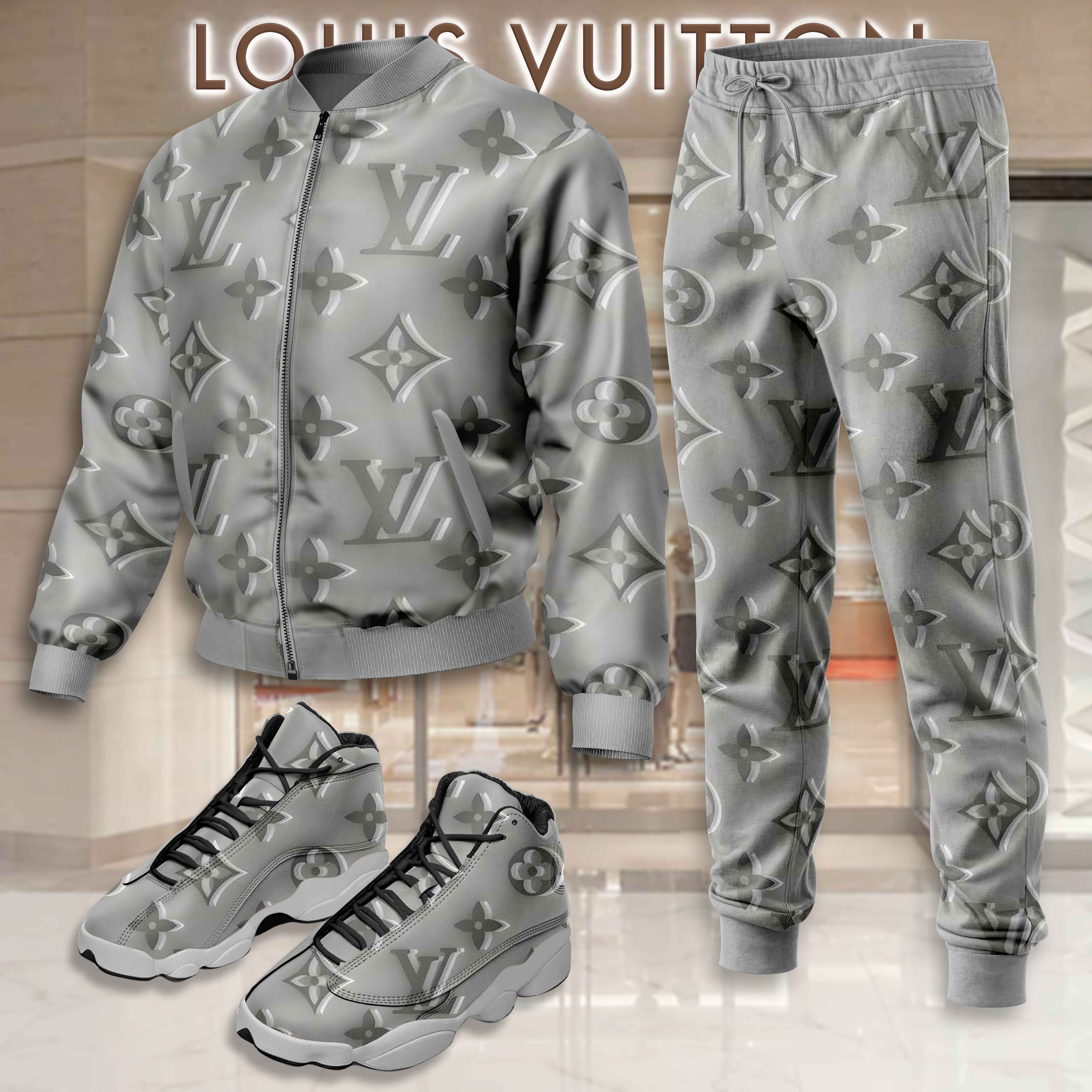 Limited Edition Winter Tracksuits Match AJ 13 Sneaker – LXB25092718LD
