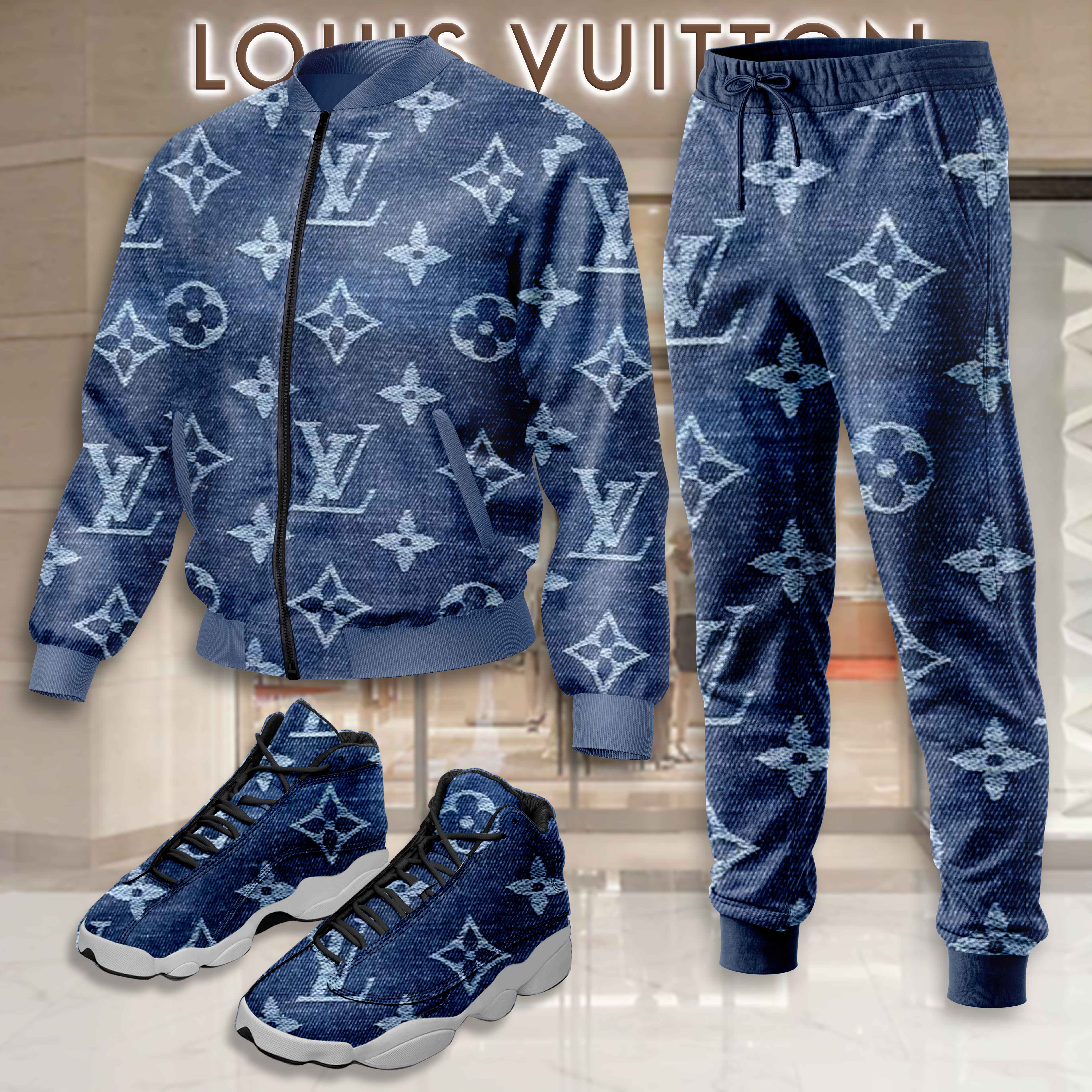 Limited Edition Winter Tracksuits Match AJ 13 Sneaker – LXB25092721TN