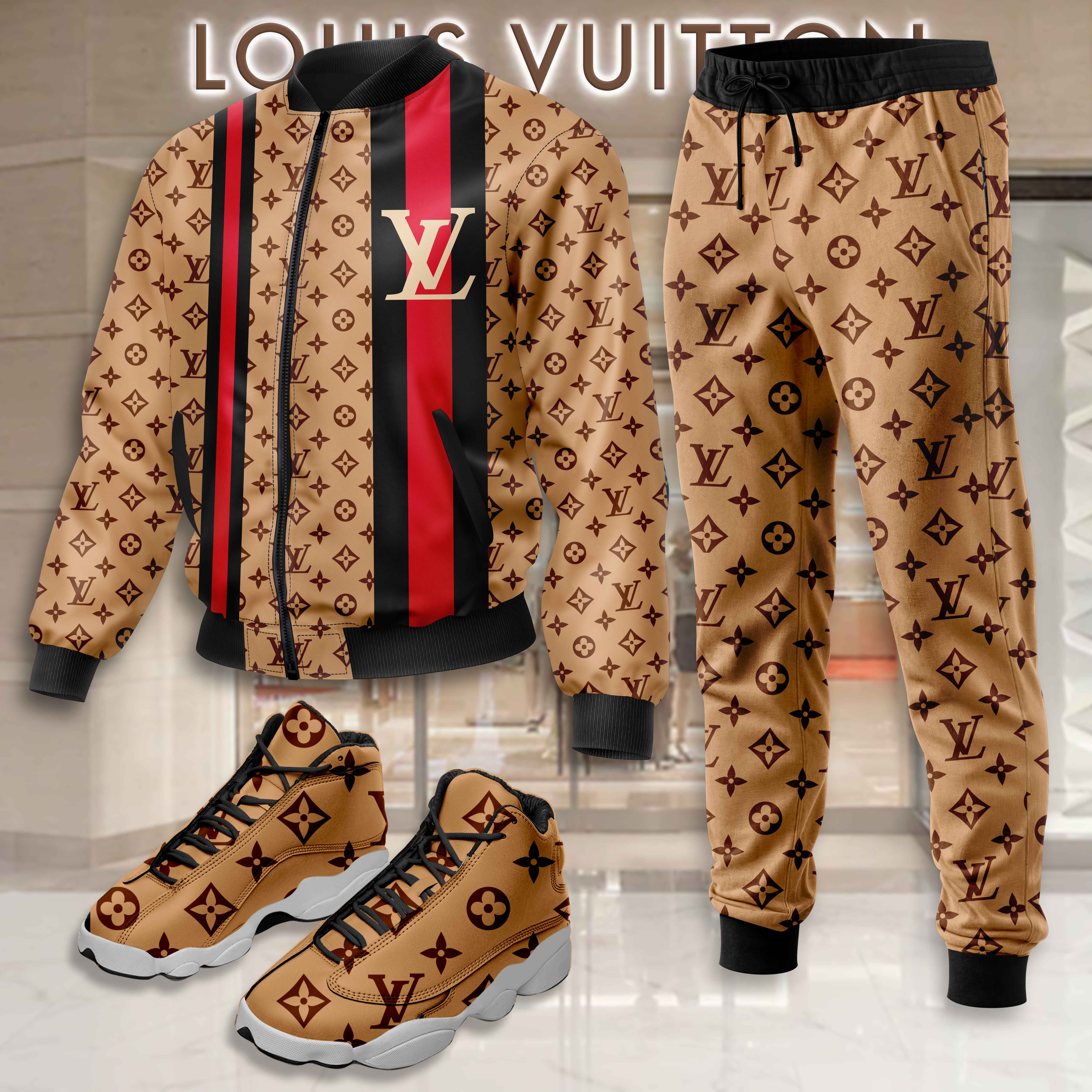 Limited Edition Winter Tracksuits Match AJ 13 Sneaker – LXB25092722TN