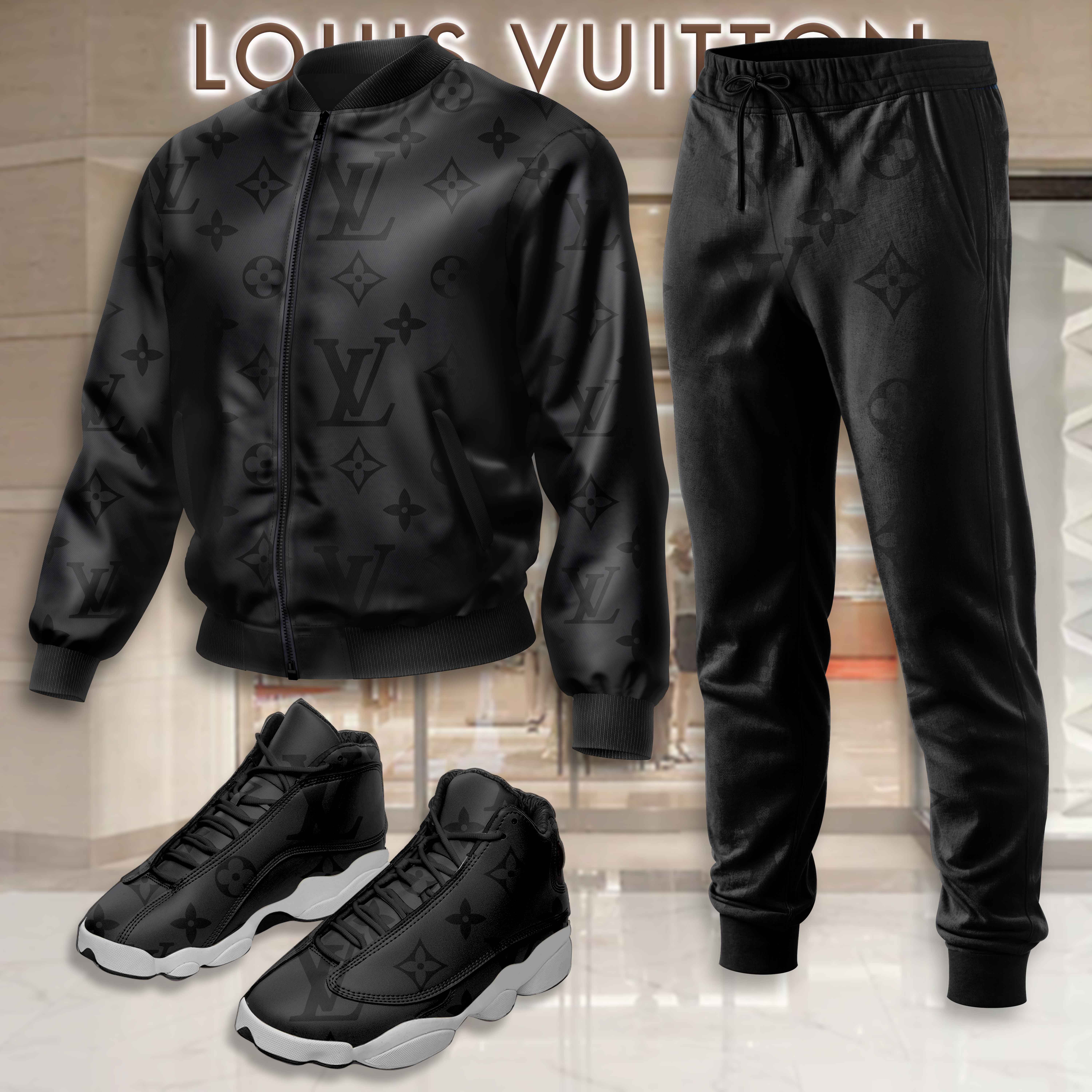 Limited Edition Winter Tracksuits Match AJ 13 Sneaker – LXB25092724TN