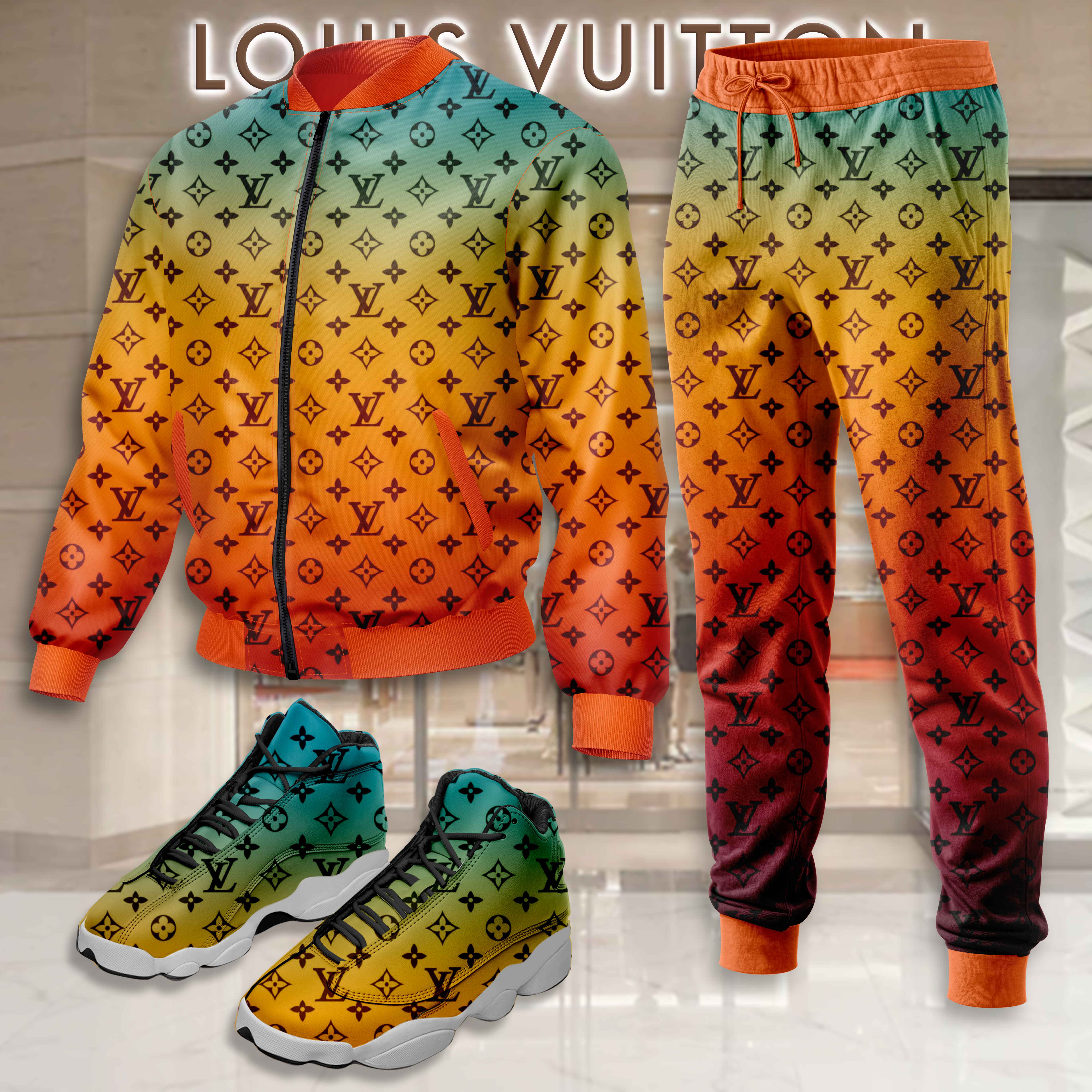 Limited Edition Winter Tracksuits Match AJ 13 Sneaker – LXB25092725TN
