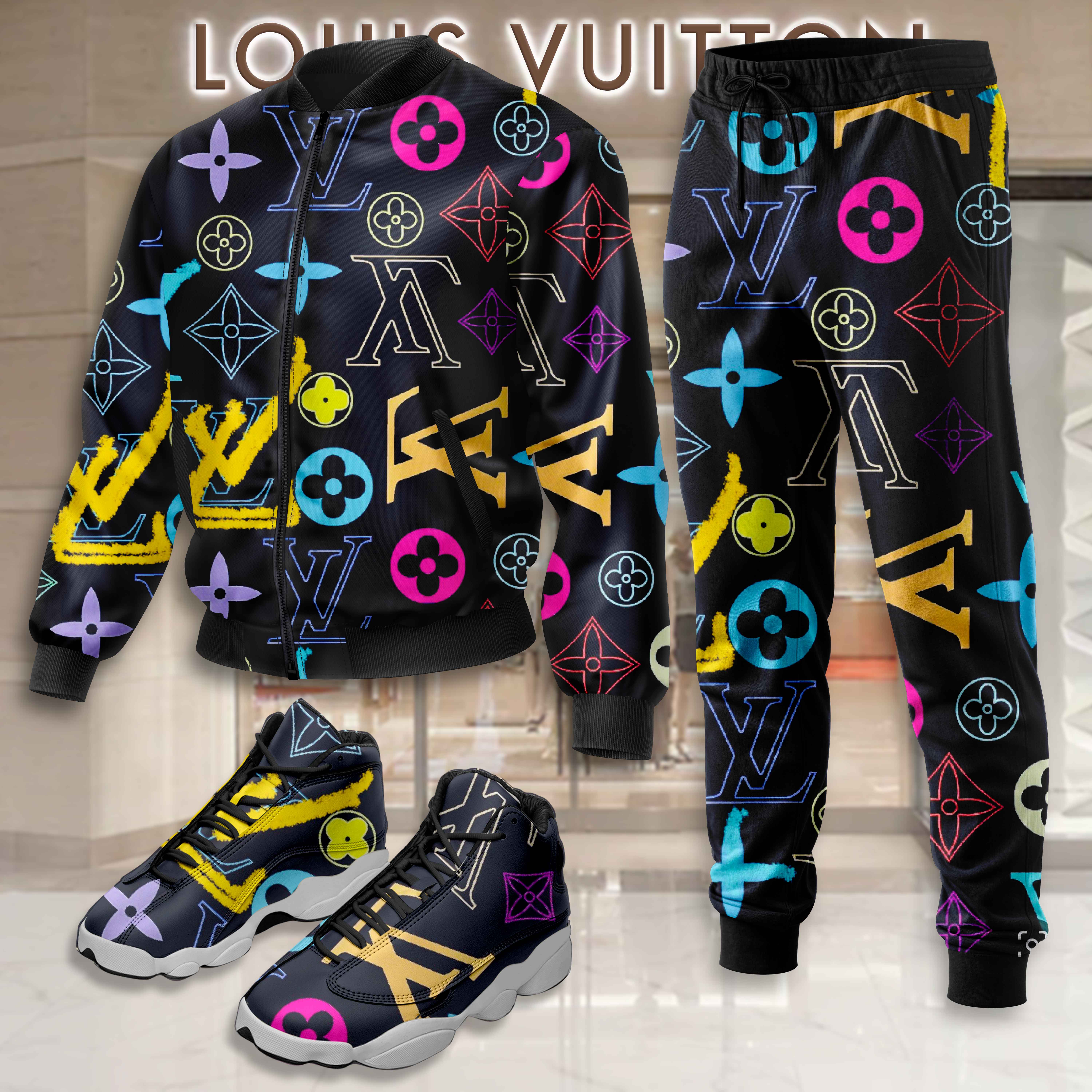 Limited Edition Winter Tracksuits Match AJ 13 Sneaker – LXB25092726TN