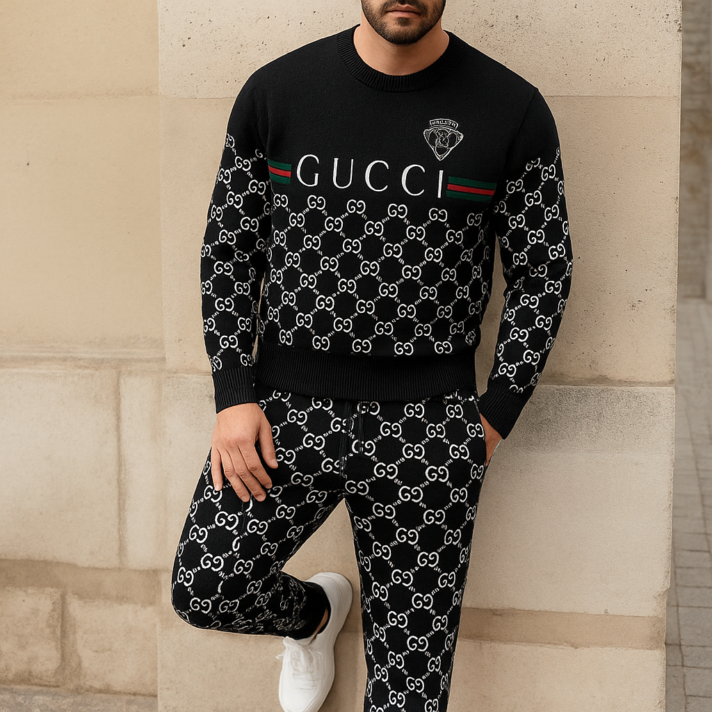 Limited edition 2025 luxury sweater and pants set – LX-SAPGC2025071