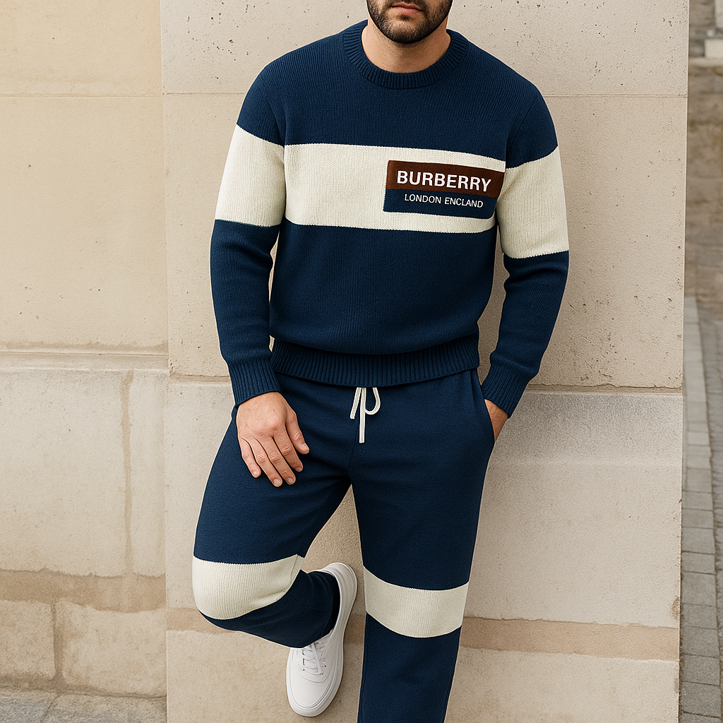 Limited edition 2025 luxury sweater and pants set – LX-SWTAPBBR2025011