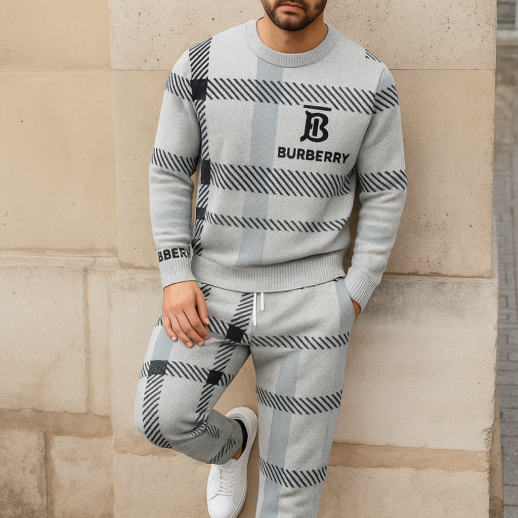 Limited edition 2025 luxury sweater and pants set – LX-SWTAPBBR2025015