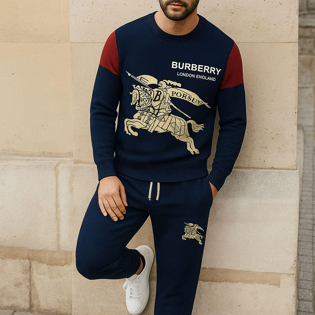 Limited edition 2025 luxury sweater and pants set – LX-SWTAPBBR2025028