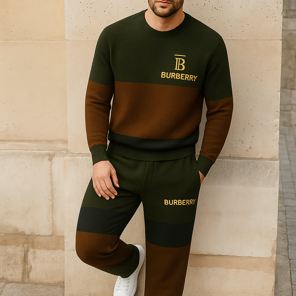 Limited edition 2025 luxury sweater and pants set – LX-SWTAPBBR2025029