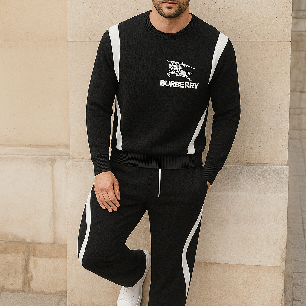 Limited edition 2025 luxury sweater and pants set – LX-SWTAPBBR2025031