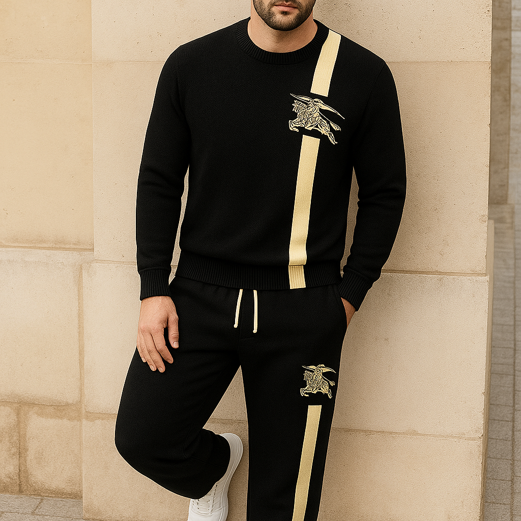 Limited edition 2025 luxury sweater and pants set – LX-SWTAPBBR2025035