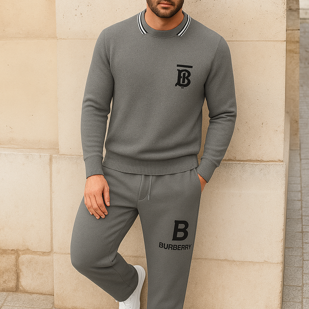 Limited edition 2025 luxury sweater and pants set – LX-SWTAPBBR202504