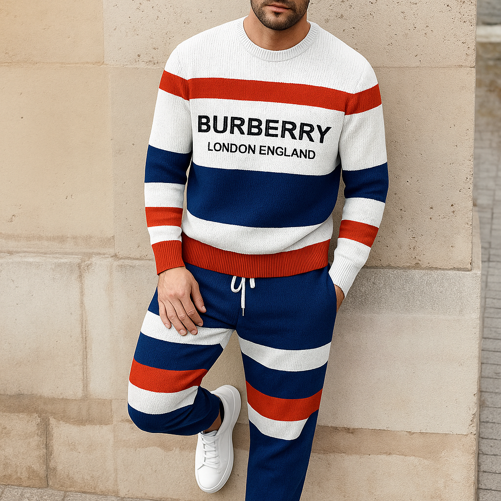 Limited edition 2025 luxury sweater and pants set – LX-SWTAPBBR2025044