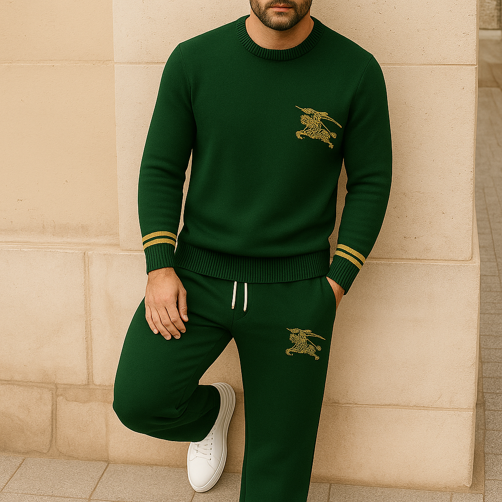 Limited edition 2025 luxury sweater and pants set – LX-SWTAPBBR2025047