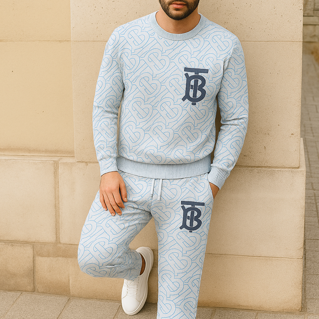 Limited edition 2025 luxury sweater and pants set – LX-SWTAPBBR2025048