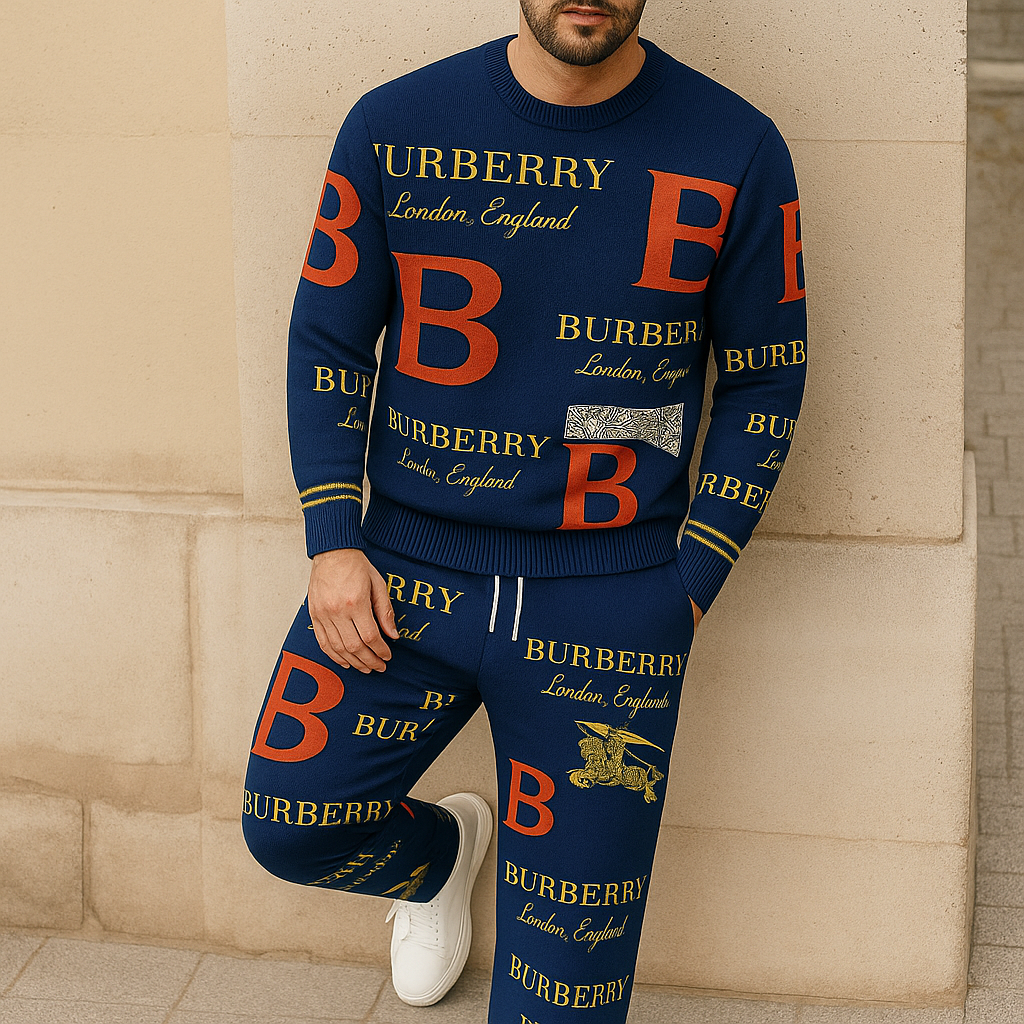 Limited edition 2025 luxury sweater and pants set – LX-SWTAPBBR2025049