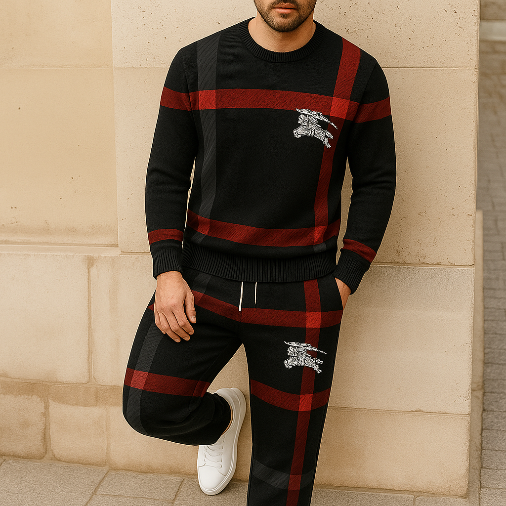 Limited edition 2025 luxury sweater and pants set – LX-SWTAPBBR2025050