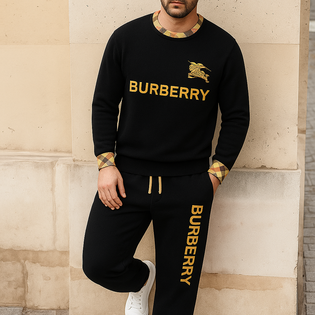 Limited edition 2025 luxury sweater and pants set – LX-SWTAPBBR2025052