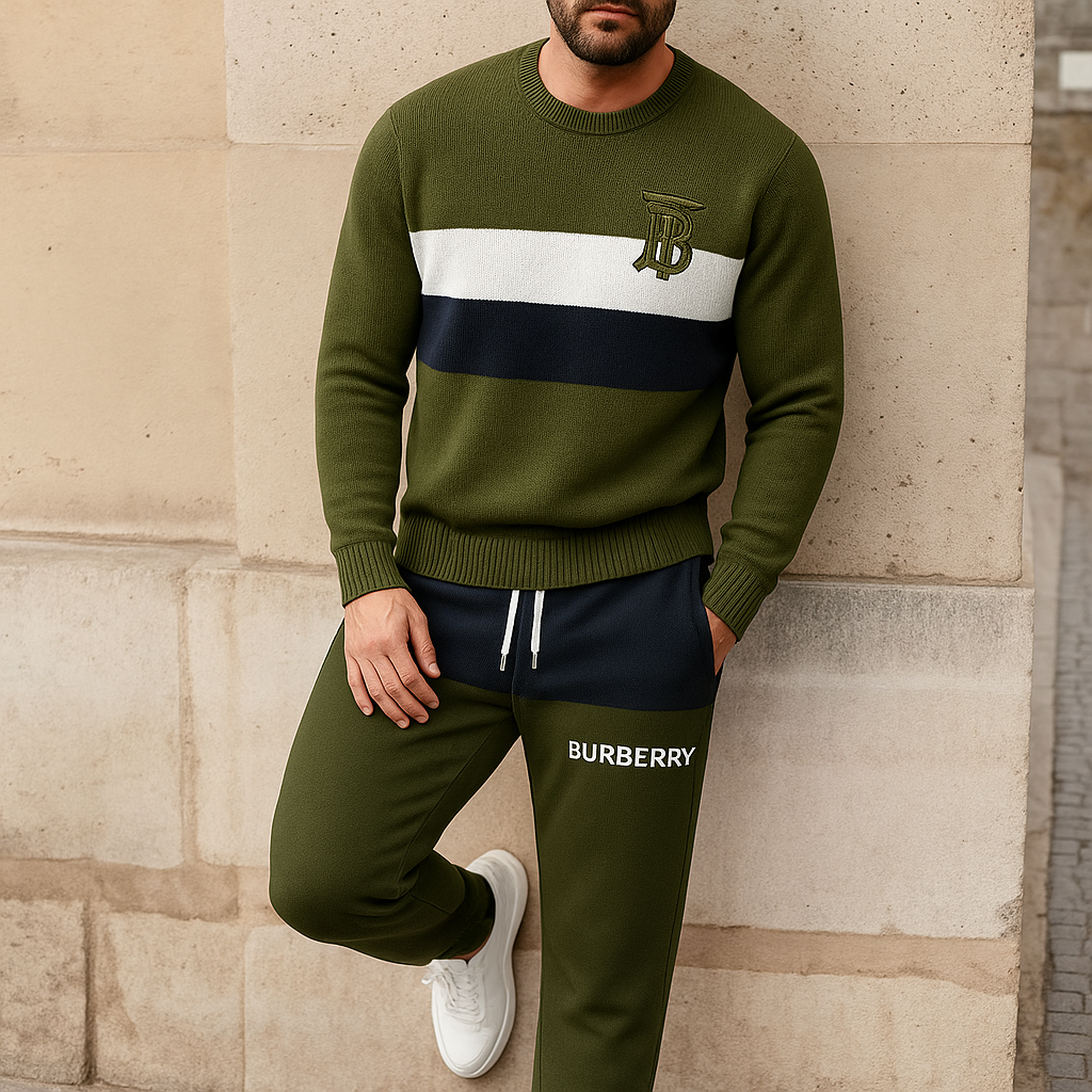 Limited edition 2025 luxury sweater and pants set – LX-SWTAPBBR202506
