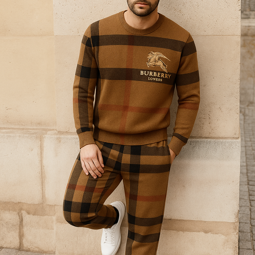 Limited edition 2025 luxury sweater and pants set – LX-SWTAPBBR2025065