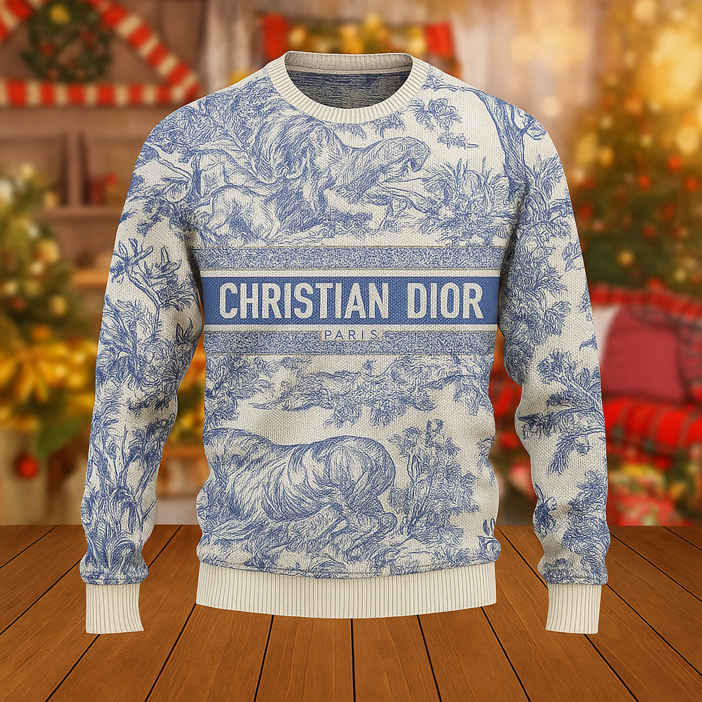 New 2025 Men’s High Quality Printed 3D Sweater – LX-SWTDR2025095