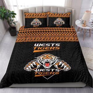 NRL Wests Tigers Polynesian  Bedding Set