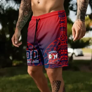 Sydney Roosters Personalized Short Pants Gift For Fans v3