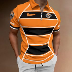 NRL Personalized Zipper Polo Shirt Best Gift For Fan