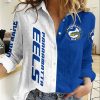 NRL Women Long Sleeve Shirt Slub Linen Gifts For Footy fans