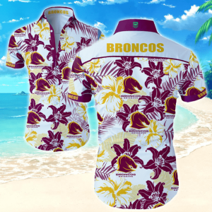 West Coast Eagles Hawaiian Shirt And Shorts – Hot Sale 2025 Brisbane Broncos NRL Hawaiian Shirt