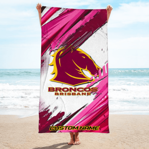 Manly Warringah Sea Eagles Personalized Pool Travel Beach Towels Brisbane Broncos Pool Travel Beach Towels s