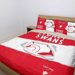 AFL Sydney Swans Big Logo Doona Cover Queen