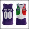 Personalized AFL Fremantle Football Club 90s Vintage Tank Top