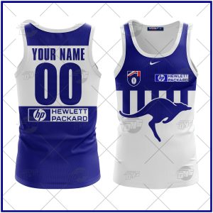 Personalized North Melbourne Football Club Vintage Retro AFL Tank Top90s For Men Women