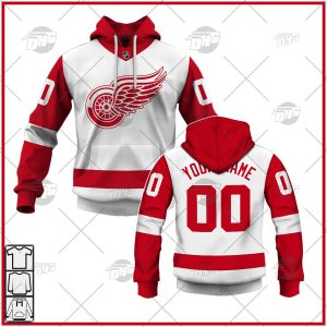 Personalized NHL Men’s Detroit Red Wings 2022 Fanatics Branded White Away Breakaway Jersey| Personalize Your Own New & Retro Sports Jerseys, Hoodies, T Shirts