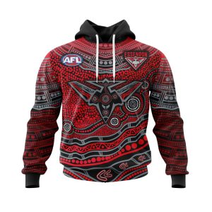 CUSTOM AFL02Essendon220312 000 hoodie front