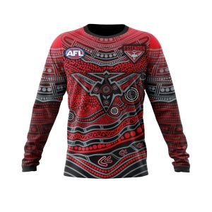 CUSTOM AFL02Essendon220312 000 long sleeve front