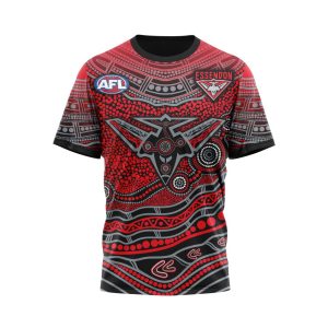 CUSTOM AFL02Essendon220312 000 tee front
