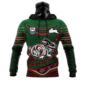 CUSTOM NRL02Rabbitohs220312 000 mhoodie front