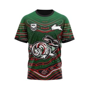CUSTOM NRL02Rabbitohs220312 000 tee front