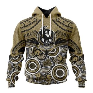 AFL Collingwood Football Club Special Indigenous Mix Polynesian Design ST2401