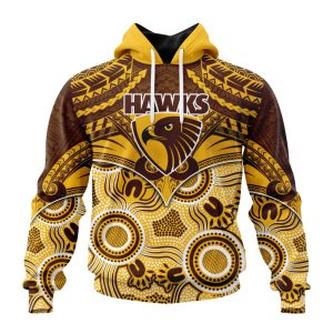 AFL Hawthorn Football Club Special Indigenous Mix Polynesian Design ST2401